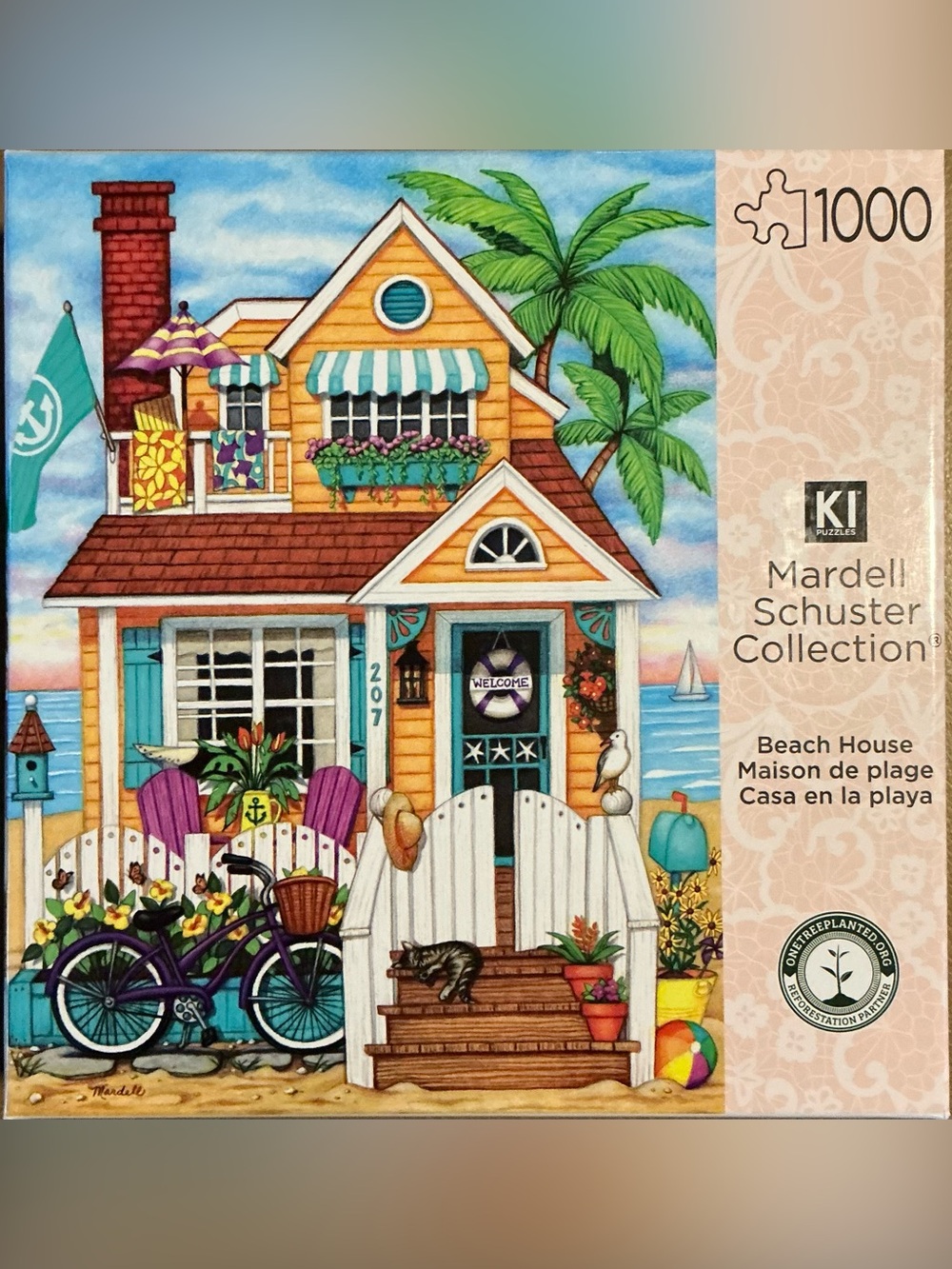 KI Puzzles “Beach House” 1000 piece puzzle
